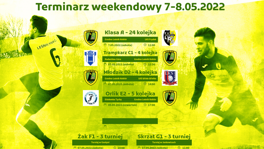 Rozpiska meczów na 7-8.05.22.