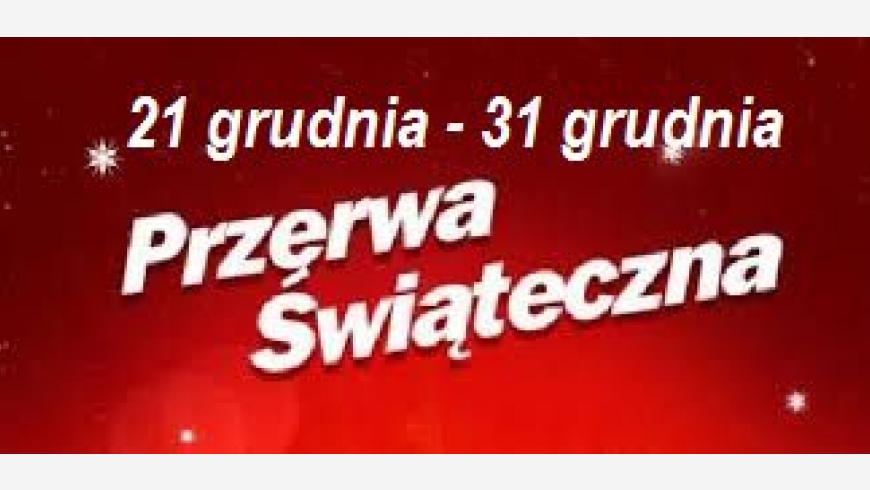 Świąteczna przerwa w treningach