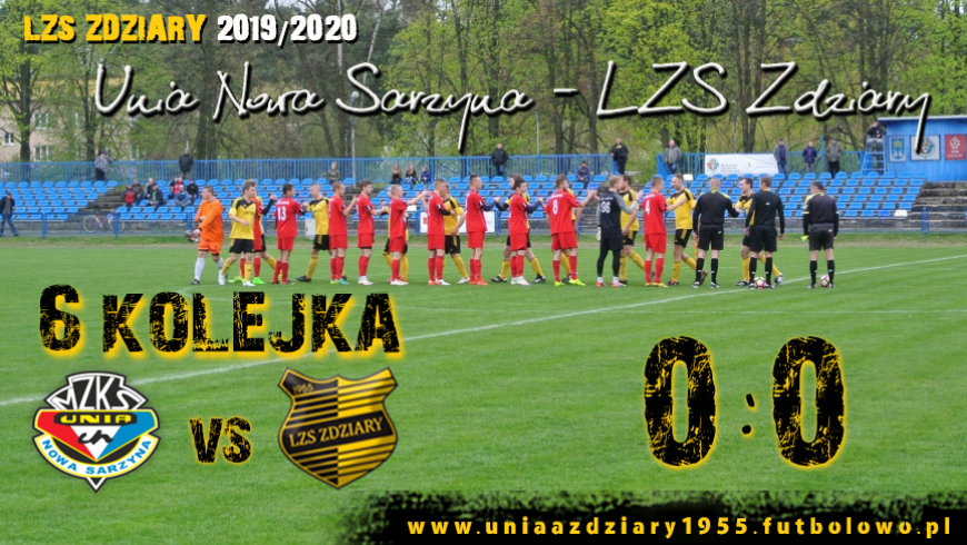 6 Kolejka: Unia Nowa Sarzyna - LZS Zdziary 0:0.