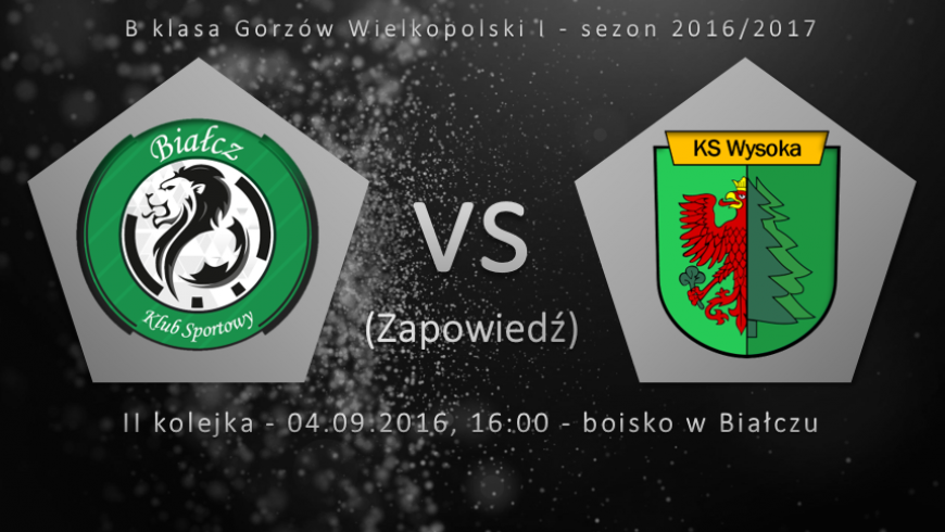 Zapowiedź meczu: Białcz vs Wysoka