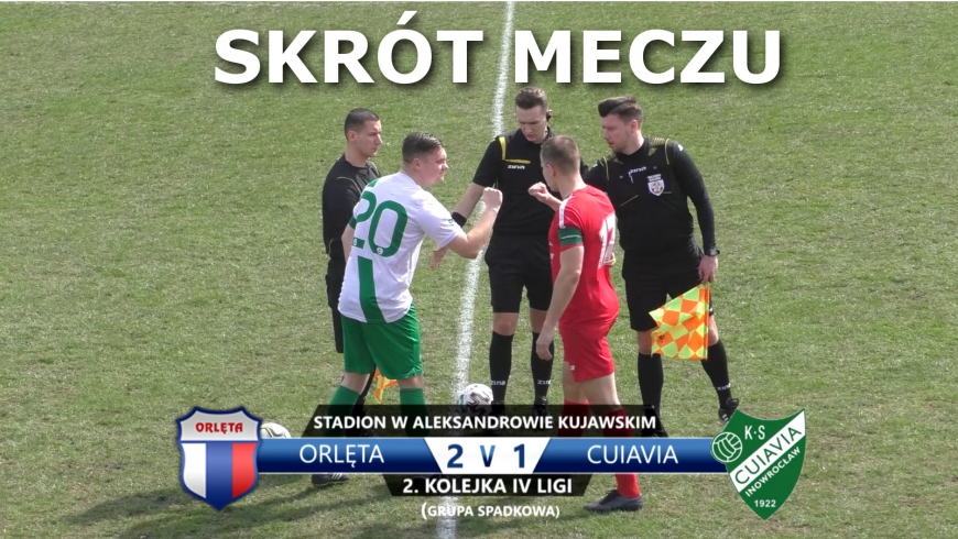 VIDEO: Skrót meczu Orlęta 2:1 Cuiavia Inowrocław
