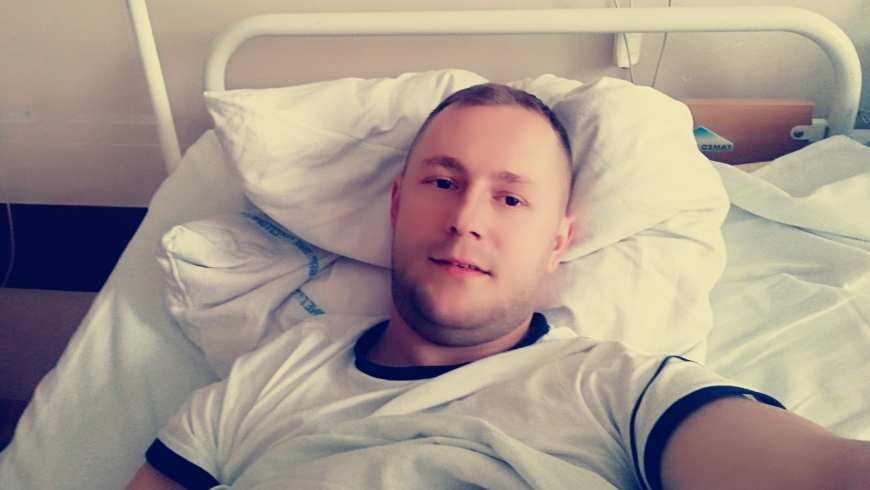 Tomasz Pełka już po operacji rekonstrukcji kolana!