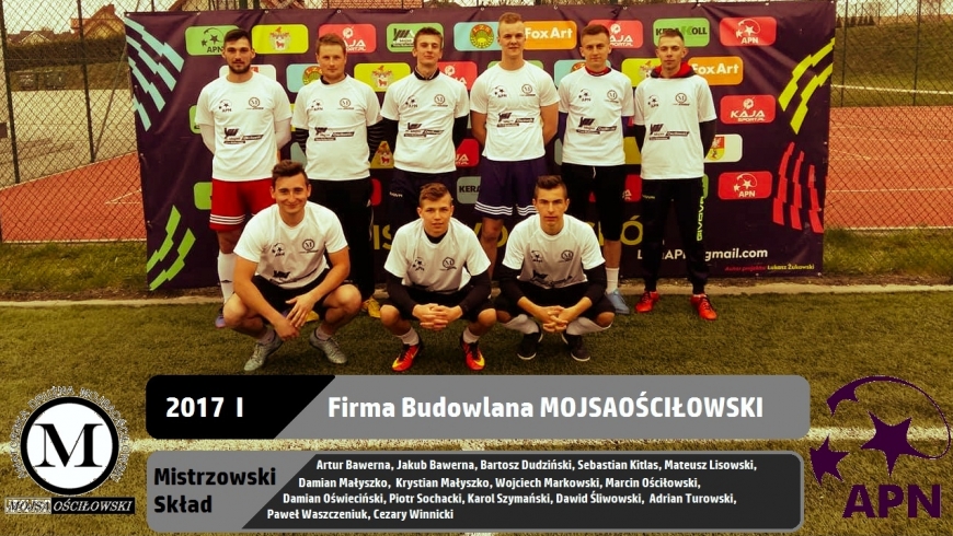 Firma Budowlana MOJSAOŚCIŁOWSKI pierwszym mistrzem Ligi PRO