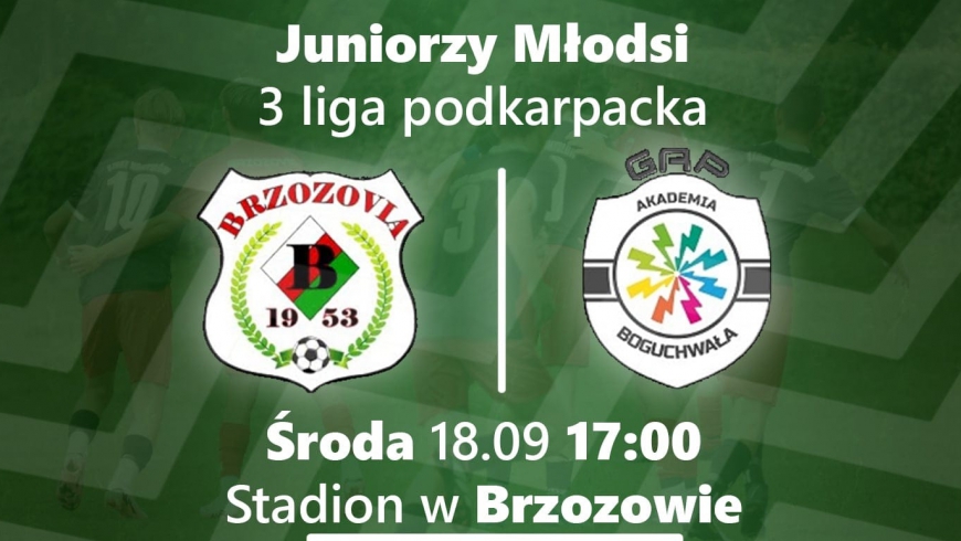 Grają juniorzy młodsi