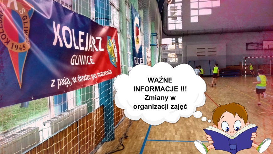 Zmiany w harmonogramie zajęć Szkółki. Ważne informacje !