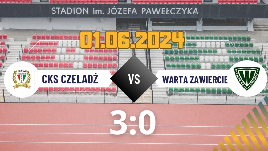 LIGA OKRĘGOWA 27 kolejka: CKS Czeladź - Warta Zawiercie