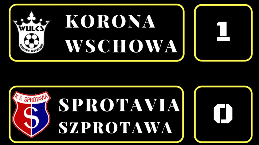 KORONA - SPROTAVIA. Junior Młodszy.