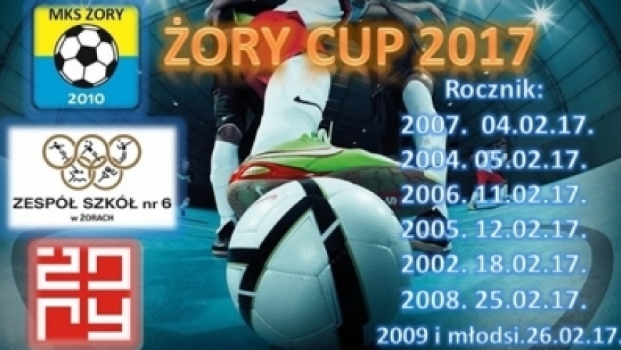 Halowy Turniej Piłki Nożnej Żory CUP 2017 - rocznik 2008