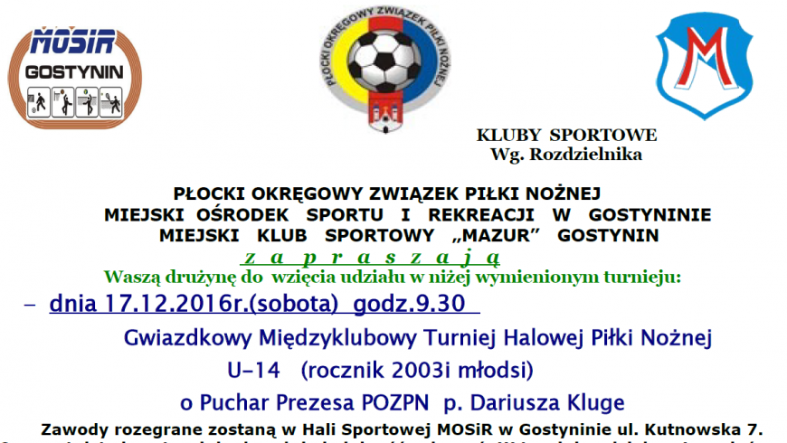 Turnieje Gwiazdkowe U-14 i U-12