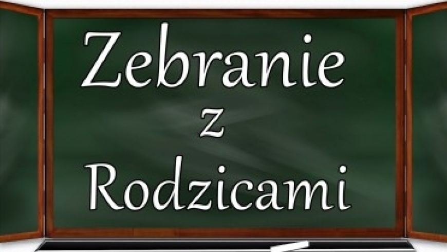 W środę zebranie z rodzicami