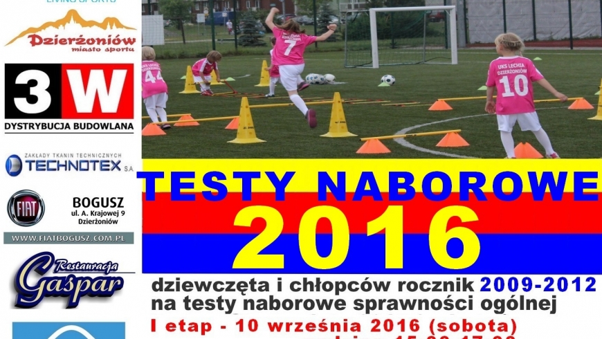 TESTY NABOROWE 2016