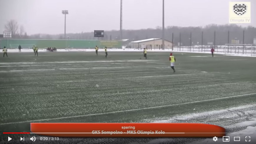 SENIORZY: GKS Sompolno - MKS Olimpia Koło 26.01.2019 [VIDEO]