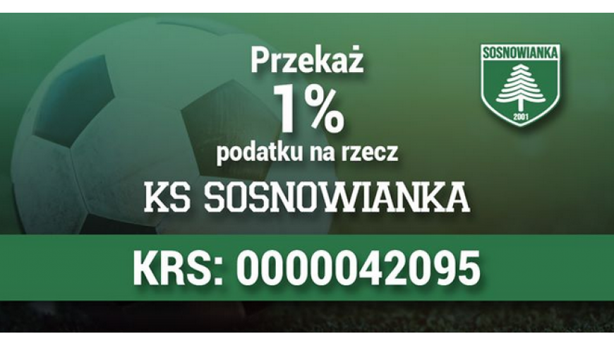 Zechęcamy o przekazanie 1% podatku