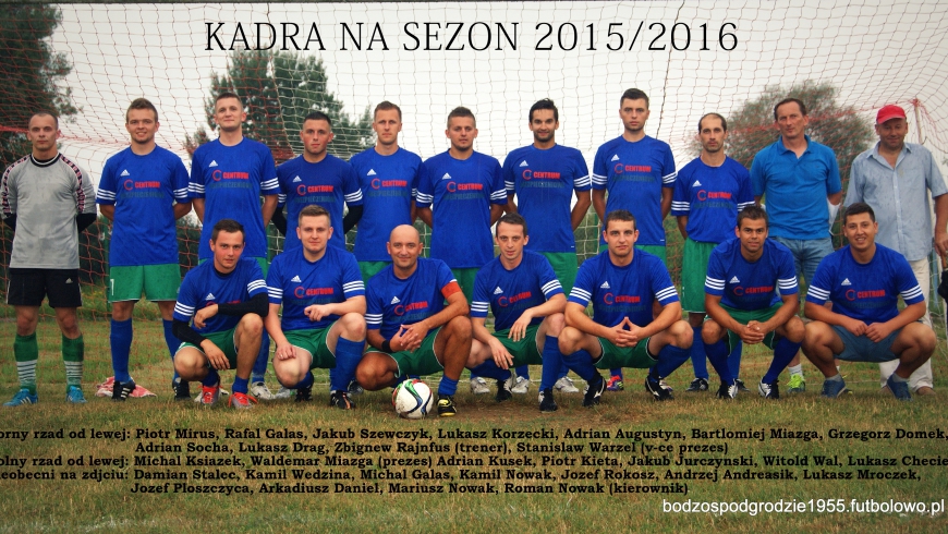 Kadra na sezon 2015/2016