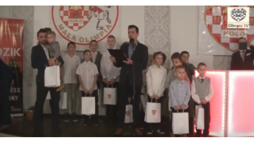 Wigilia Bożego Narodzenia drużyn młodzieżowych MKS Olimpii Koło  2019 [VIDEO]