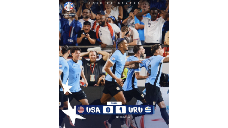 Uruguay derrotó a Estados Unidos 1-0