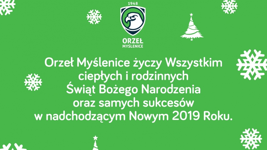 Orzeł Myślenice życzy Wesołych Świąt!