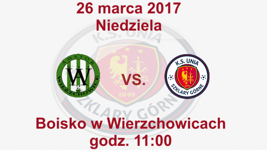 Mecz o mistrzostwo klasy B grupy 2 przeciwko drużynie Amator Wierzchowice