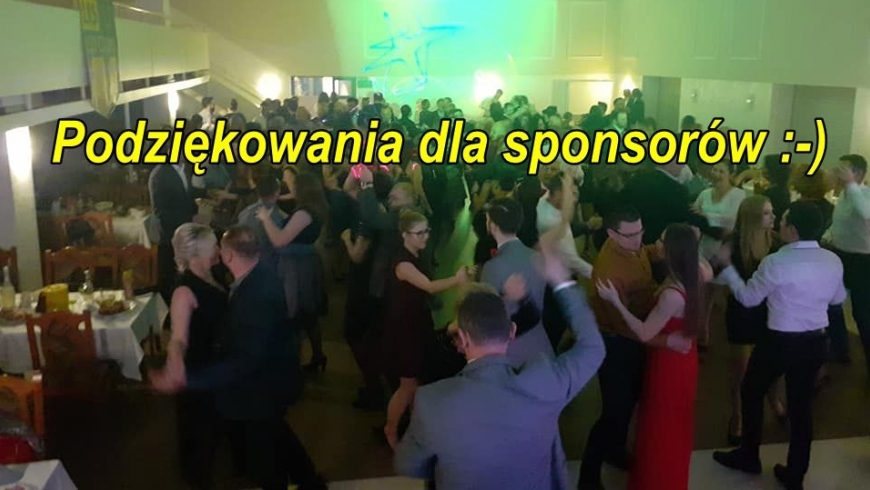 Podziękowania dla sponsorów