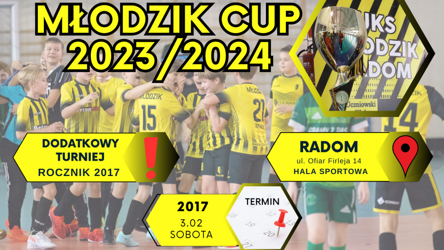 Zapraszamy na turniej MŁODZIK CUP dla rocznika 2017!