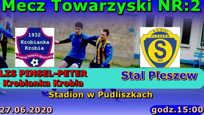 Sparing z Stalą Pleszew w sobotę o godzinie 15:00 w Pudliszkach