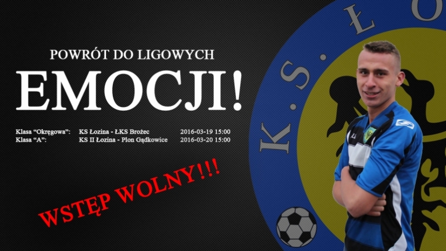 Wracamy na ligowe boiska!