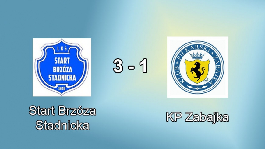Start Brzóza Stadnicka - KP Zabajka 3-1