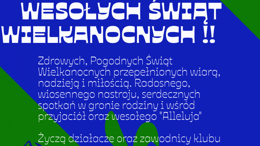 WESOŁYCH ŚWIĄT WIELKANOCNYCH !!