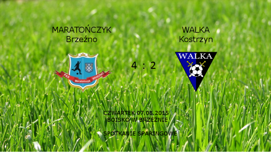 Maratończyk Brzeźno - Walka Kostrzyn 4:2 (1:1)