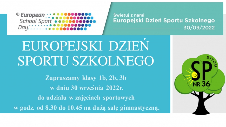 EUROPEJSKI DZIEŃ SPORTU SZKOLNEGO.