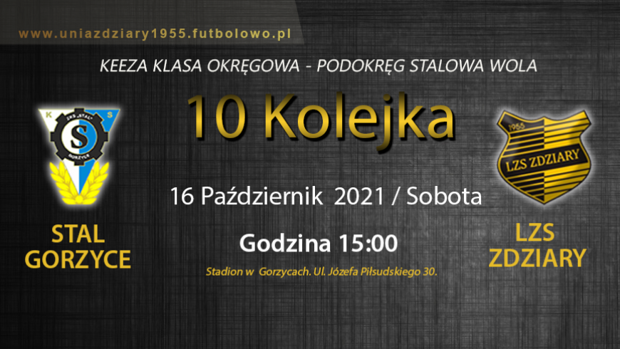 Zapowiedź 10 Kolejki: Stal Gorzyce - LZS Zdziary.