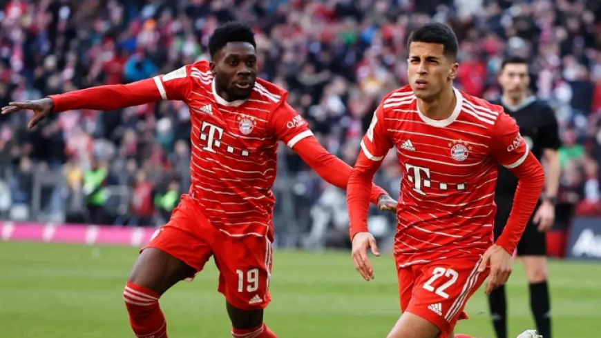 Bayern voitti 5-3, Cancelo teki Bayernin ensimmäisen maalin