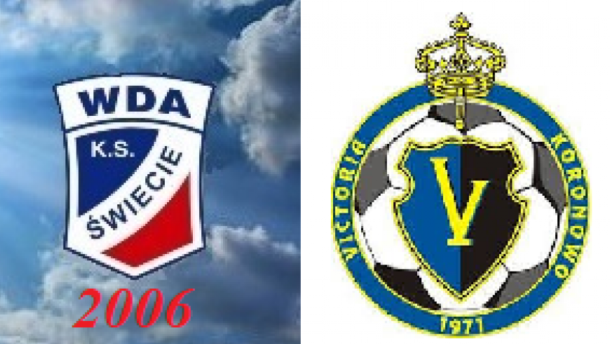 Liga okręgowa młodzika 4 kolekja WDA Świecie 2006 - Victoria Koronowo 4:0