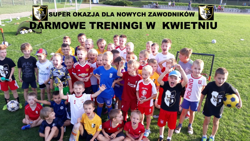 Super okazja !! Nowi trenują za darmo w Kwietniu !!!