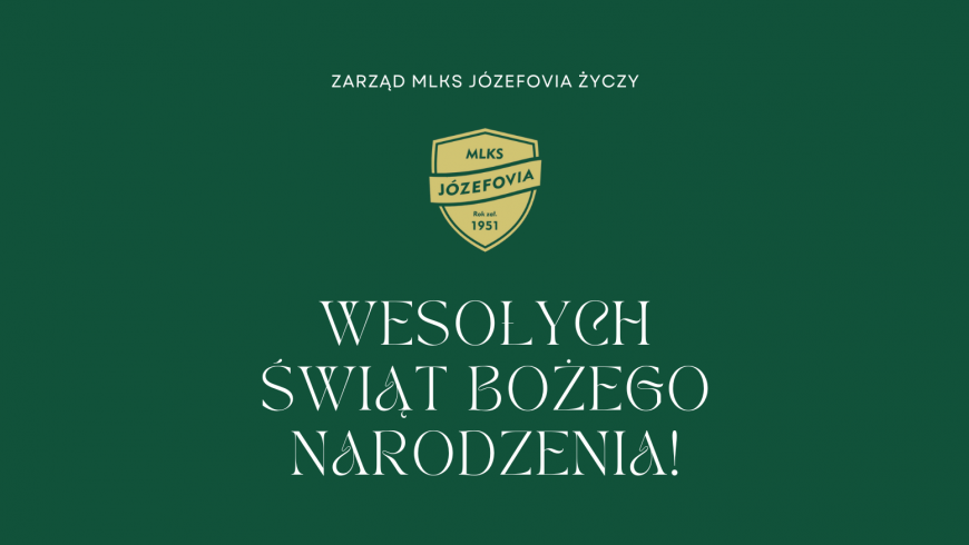 Wesołych Świąt Bożego Narodzenia!