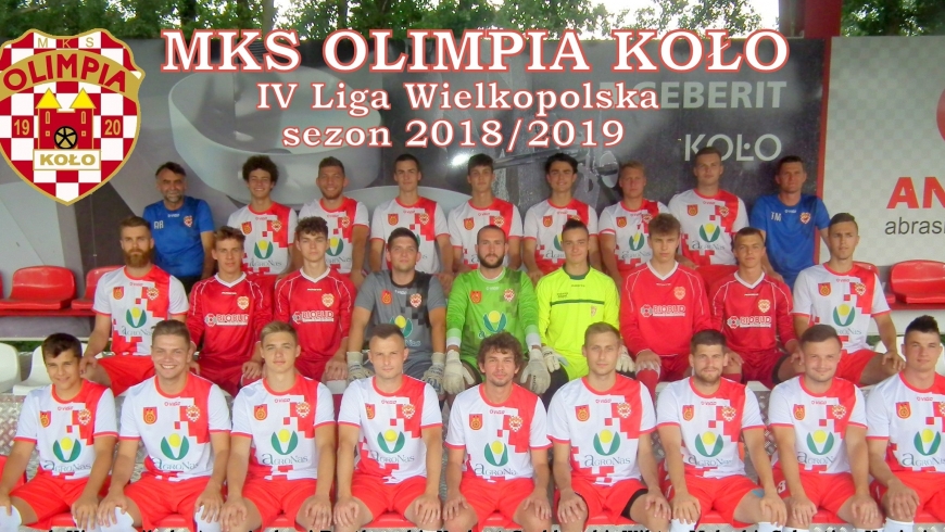 SENIORZY: Kadra MKS Olimpii Koło - IV liga sezon 2018/2019