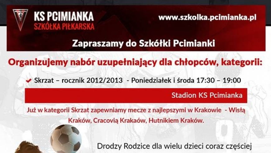 Zapraszamy do Szkółki Piłkarskiej !!!