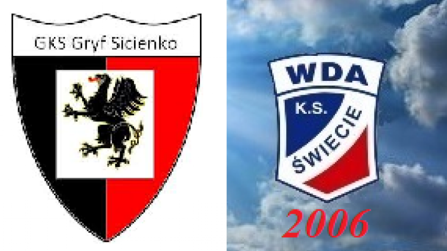 Liga okręgowa młodzika 2 kolekja Gryf Sicienko - WDA Świecie 2006 3:1