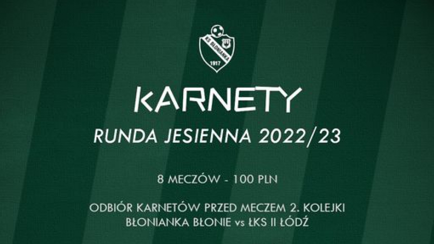 KARNETY NA RUNDĘ JESIENNĄ 2022/23