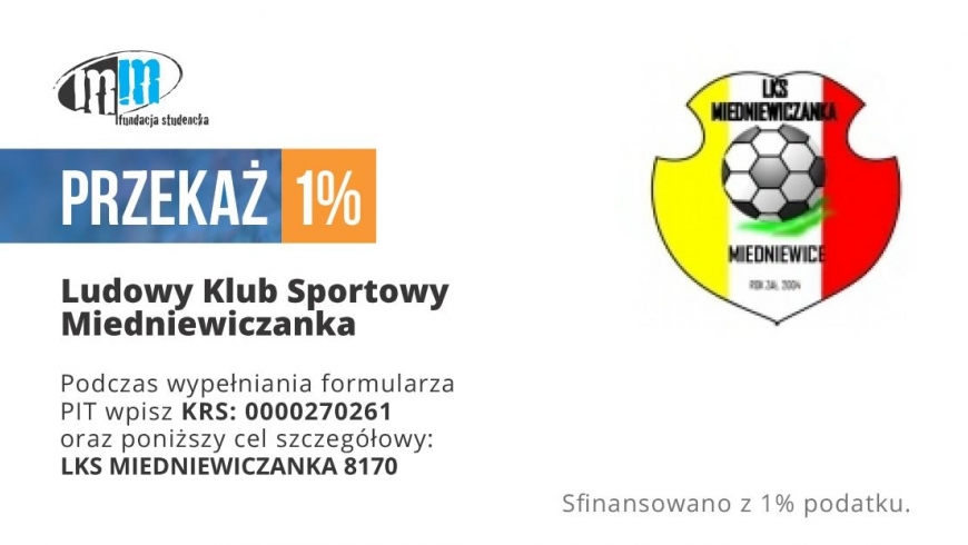 Dofinansowanie klubu z 1% podatku