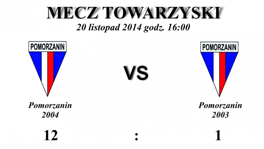 Pomorzanin 2004 - Pomorzanin 2003 - 12:1