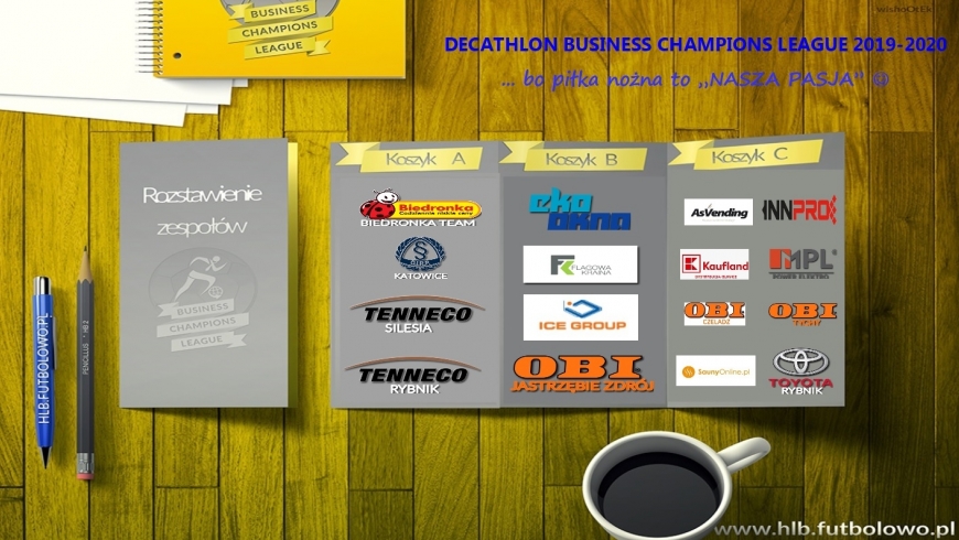 Podział koszyków "DECATHLON Business Champions League 2019-2020"