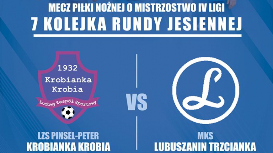 4 liga:Krobianka podejmie Lubuszanin Trzcianke