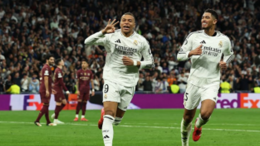 Mbappé signe un triplé pour le Real Madrid