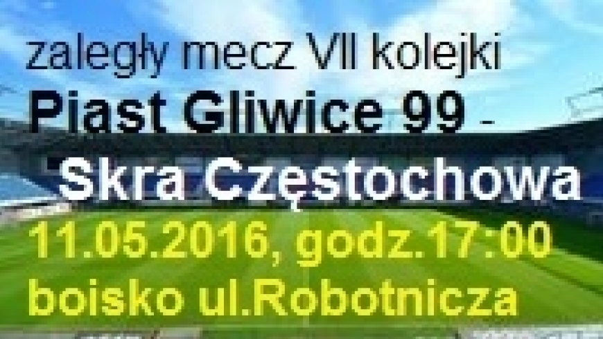 VII kolejka I LWJM B1-zaległy mecz z 30.04.2016