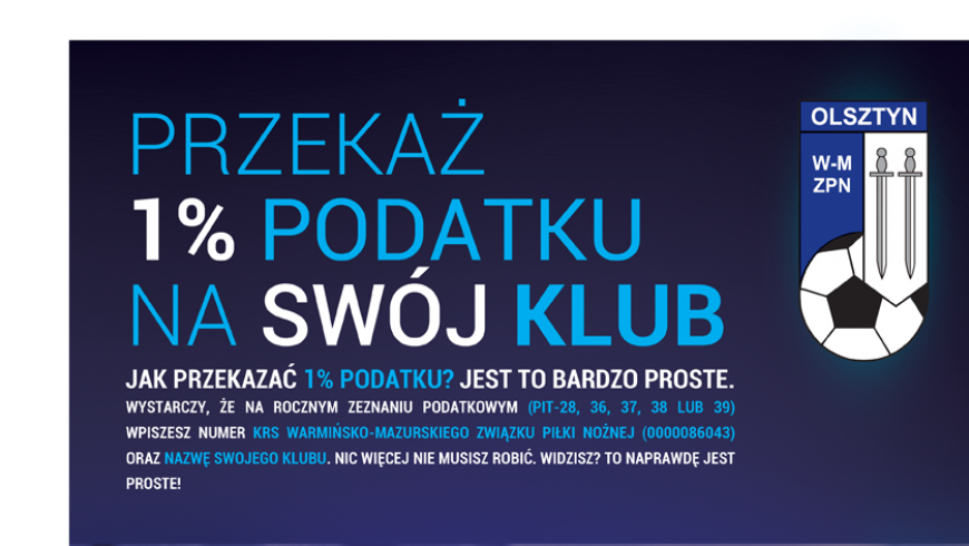 Przekaż 1% podatku na swój klub !!!!!!!!!!!!!!!!!!!!!!!!