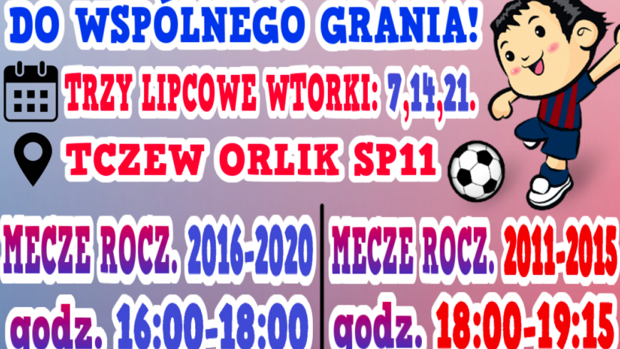 ZAPRASZAMY NA "WAKACYJNĄ AP LIGĘ".