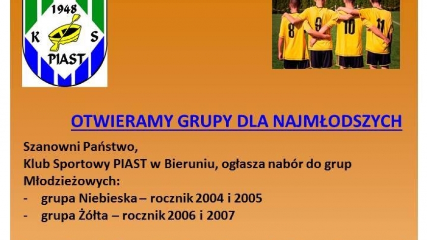 Nabór rocznika 2004/2005 i 2006/2007 ...