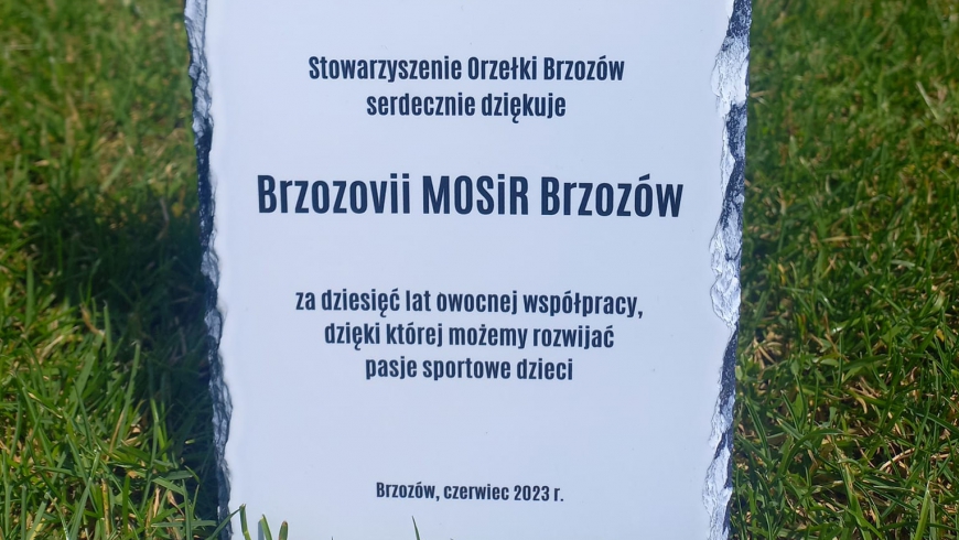 Podziękowanie od Orzełków Brzozów