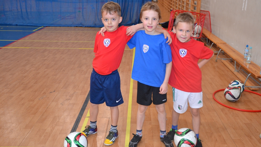 Trening najmłodszych grup.